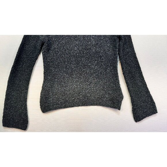 Cotton Emporium Womens Long Sleeve Knit Sweater Large Dark Gray - Picture 9 of 10